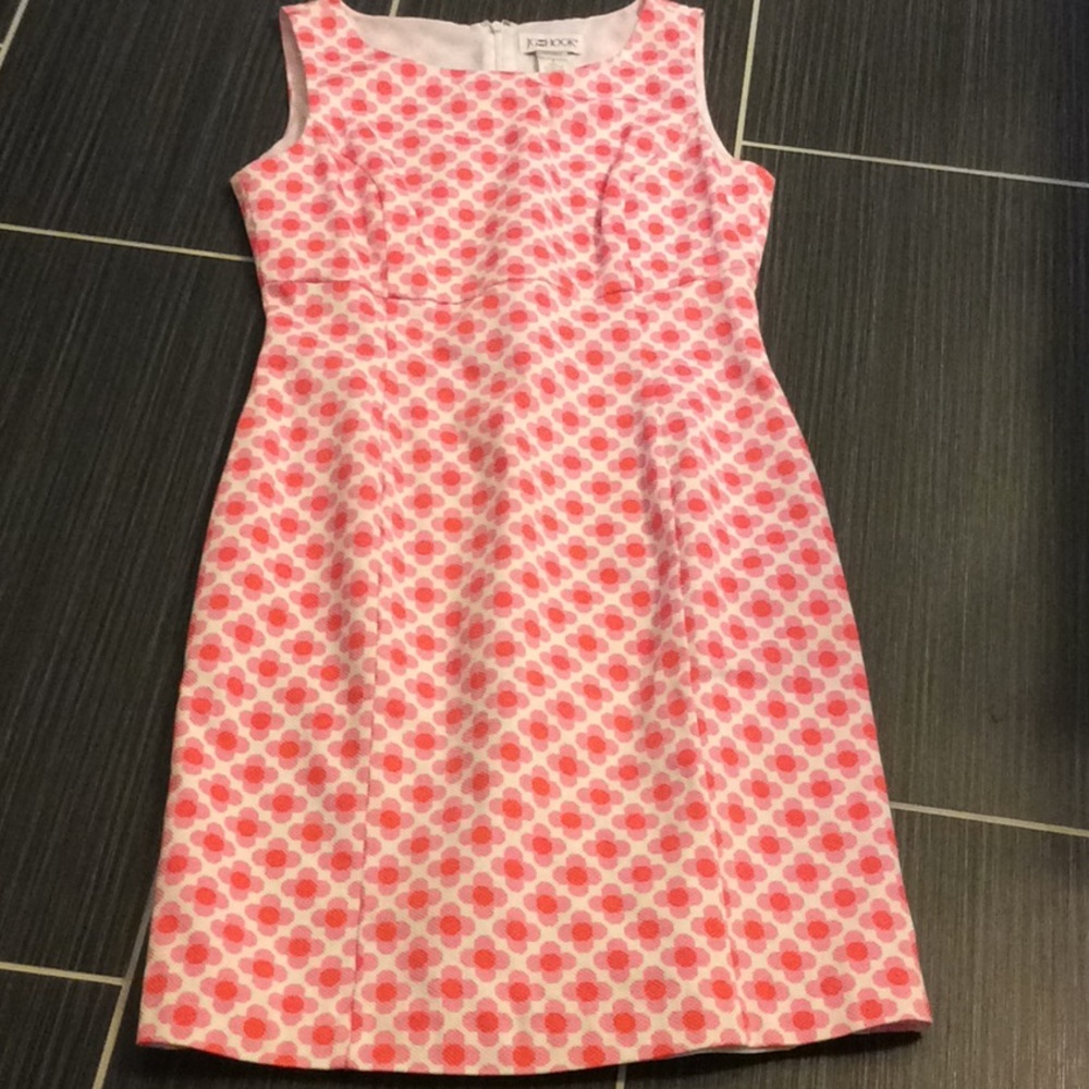 JG Hook Dress Size 8 white & pink floral